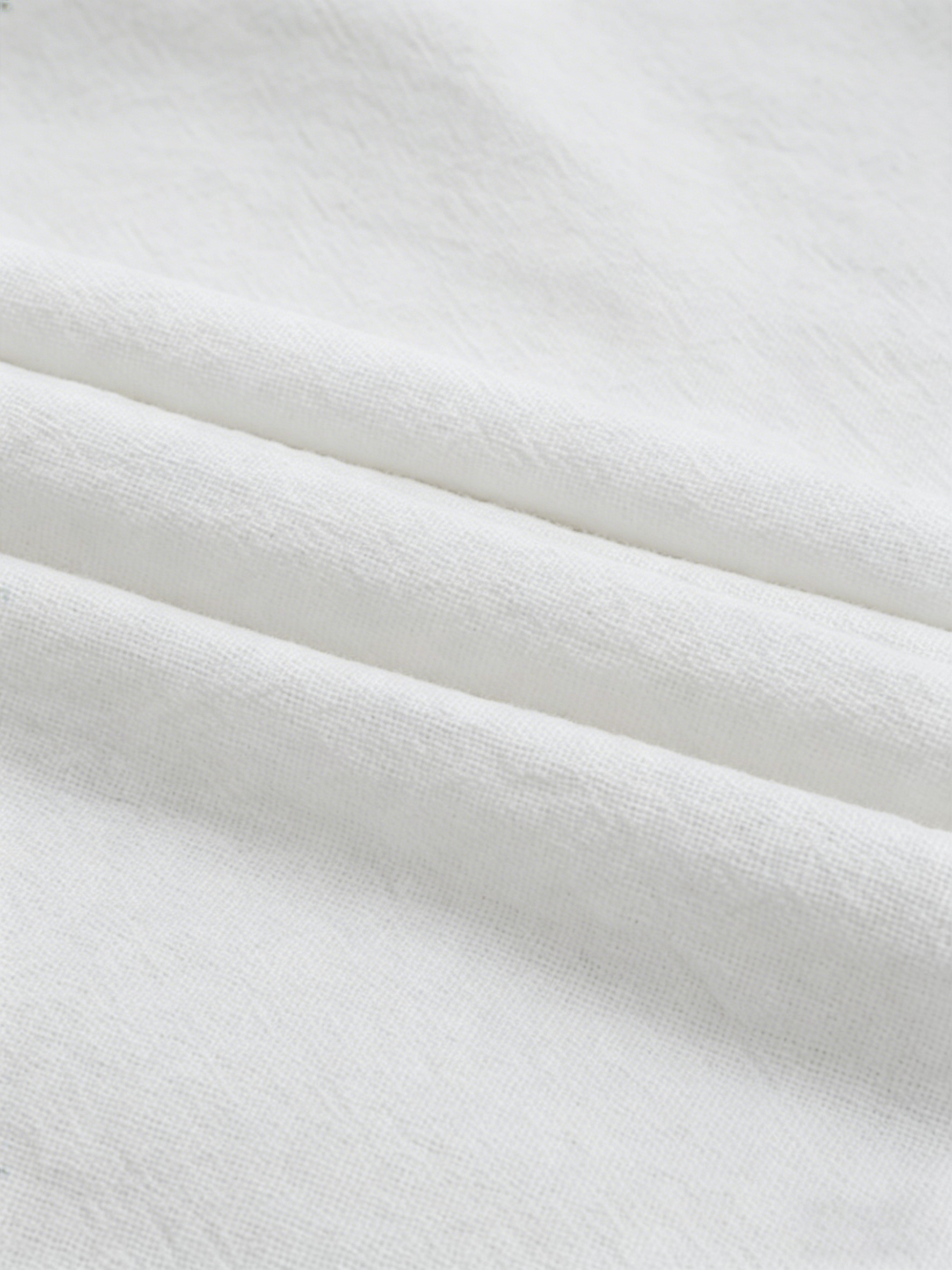 Men's Cotton Linen 2-Piece Set - Short Linen Drawstring recension och pris
