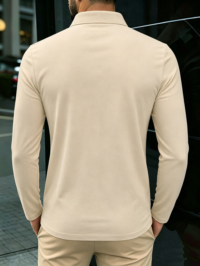 Men's Linen Blend Long Sleeve  - Linen Shirt Breathable recension och pris