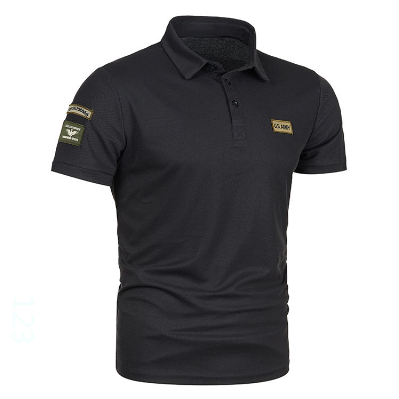 Korean Solid Color Men's Polo  - Polo Shirt Pique recension och pris
