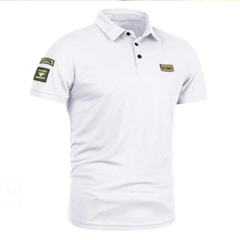 Korean Solid Color Men's Polo  - Polo Shirt Pique recension och pris