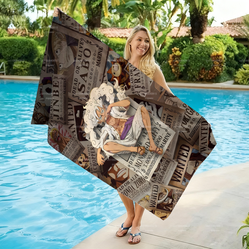 Retro Pirate Wanted Bounty Lar - Beach Towel Large recension och pris