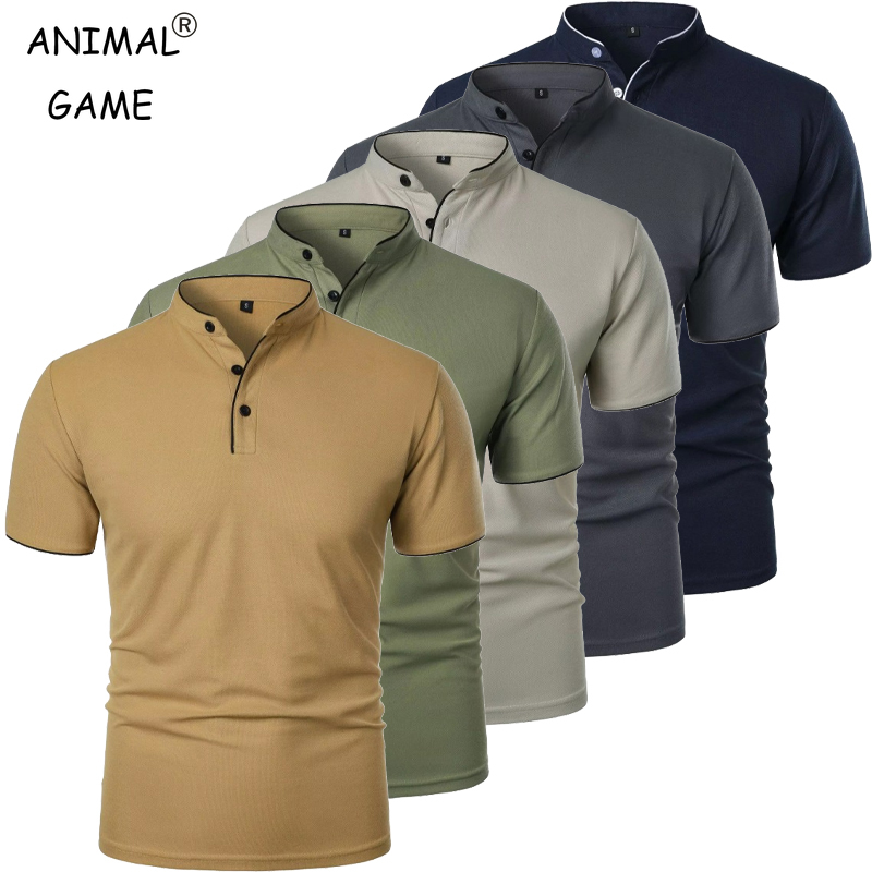 New Men's Short Sleeve Collar  - Polo Shirt Pique recension och pris