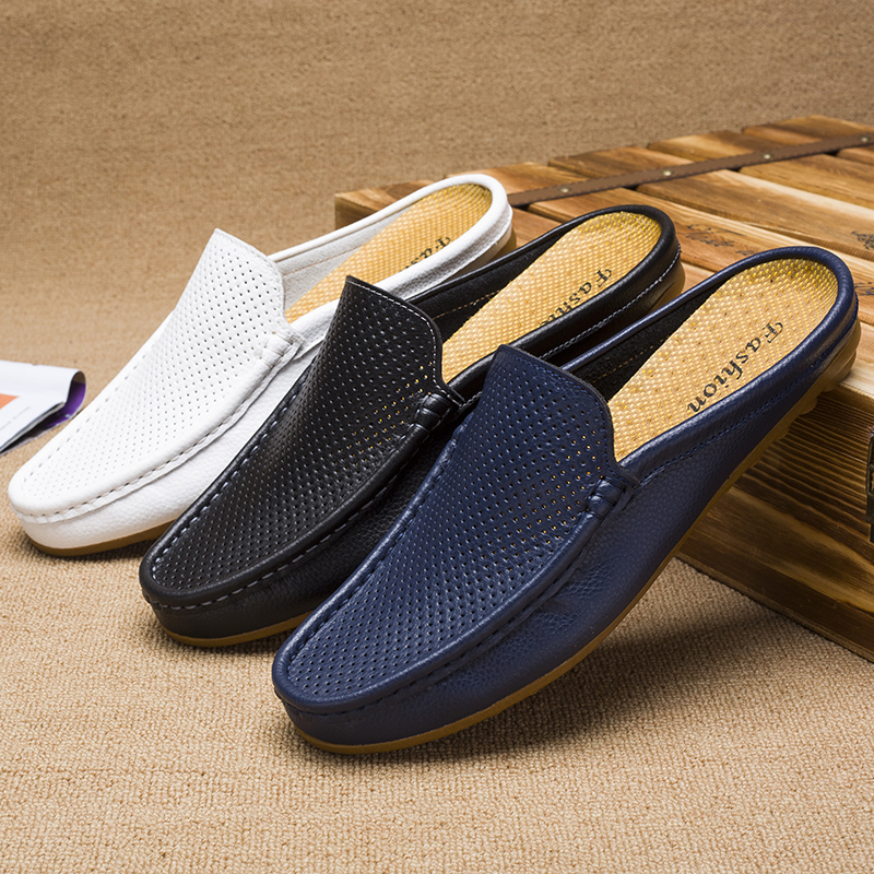 Men Casual Loafers Fashion Out - Flip Flop Leather Men recension och pris