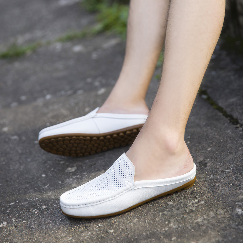 Men Casual Loafers Fashion Out - Flip Flop Leather Men recension och pris