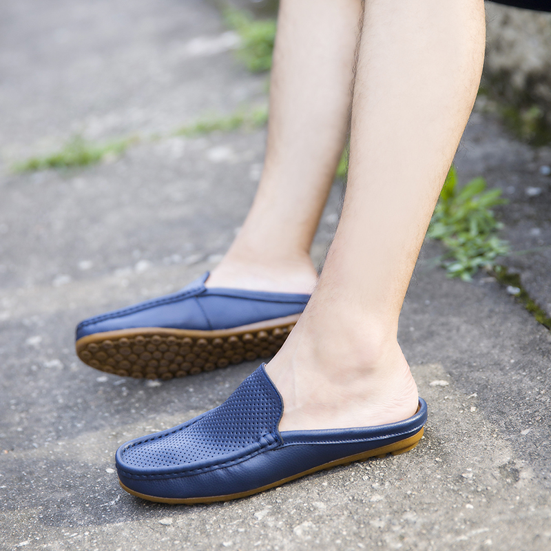 Men Casual Loafers Fashion Out - Flip Flop Leather Men recension och pris