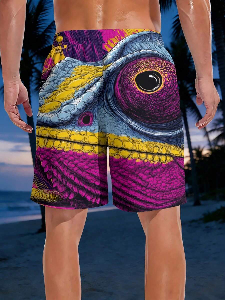 Mens Vibrant Chameleon Scale P - Swim Trunk Quick Dry recension och pris