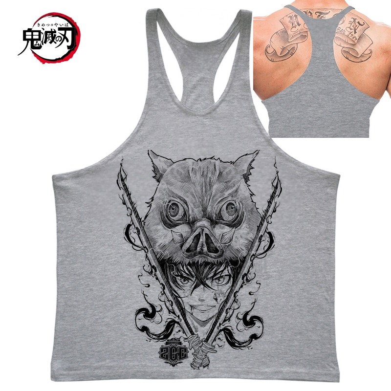 Demon Slayer Tanjiro's Hinokam - Tank Top Muscle recension och pris