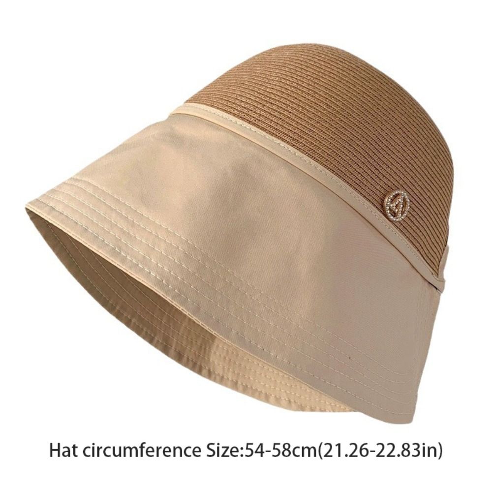Sweet Shade Sun Caps Foldable  - Bucket Hat Straw recension och pris