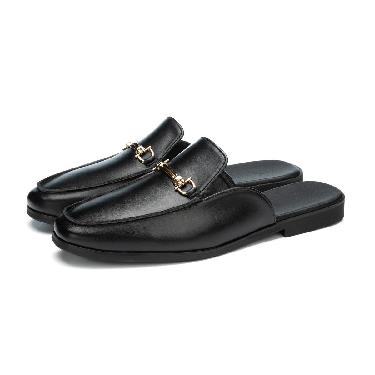 Fashion Men's Slip-on Half Sli - Flip Flop Leather Men recension och pris