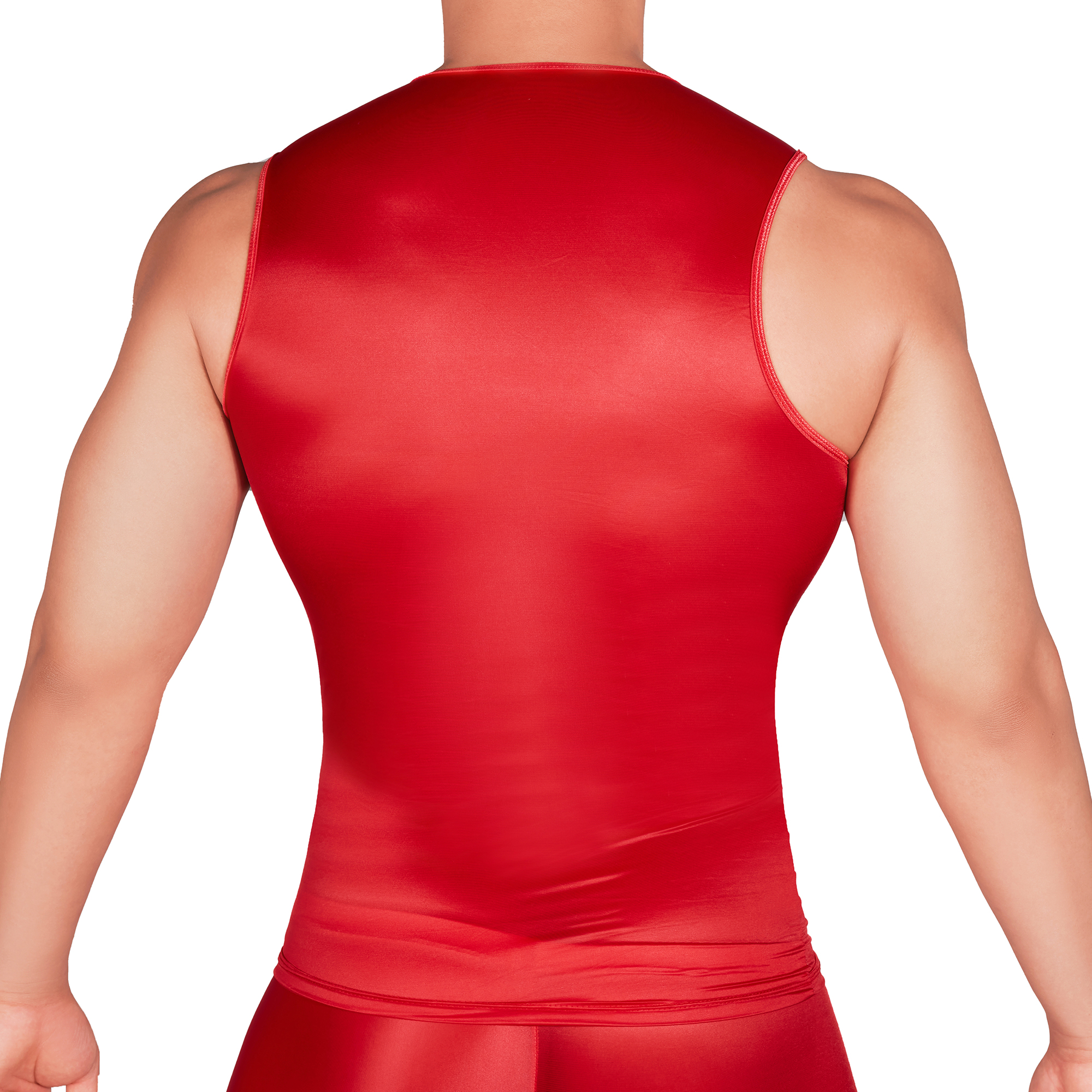 Solid Color Men's Slim Smooth  - Tank Top Muscle recension och pris