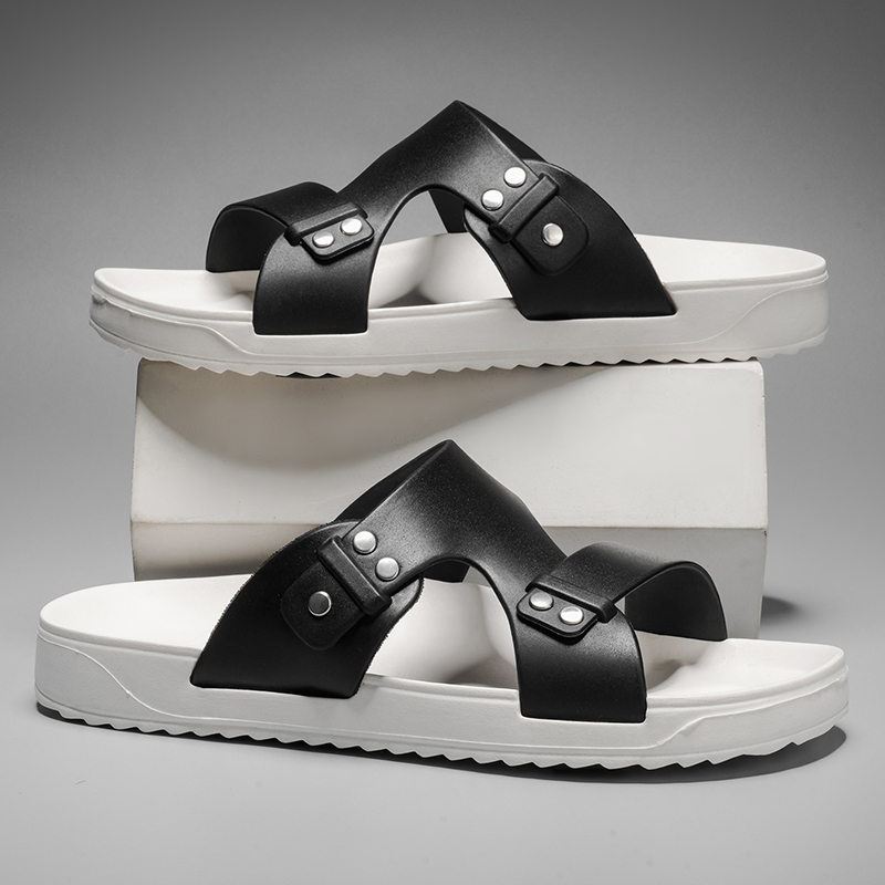2026 New Men's Slippers Luxury - Flip Flop Leather Men recension och pris