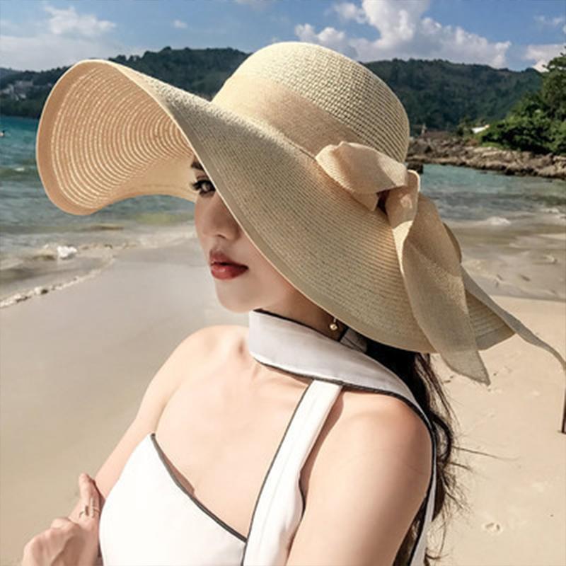Straw Sun Hat for Women Foldab - Bucket Hat Straw recension och pris