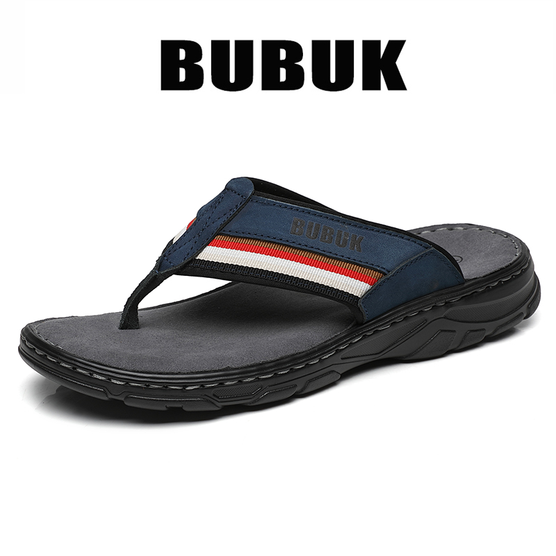 Bubuk Men's First-Layer Cowhid - Flip Flop Leather Men recension och pris