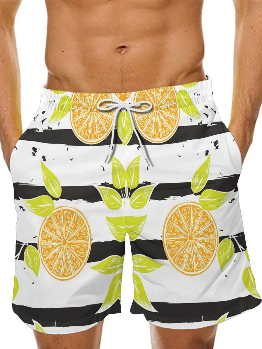 Mens Loose Fit Swim Trunks Wit - Swim Trunk Quick Dry recension och pris