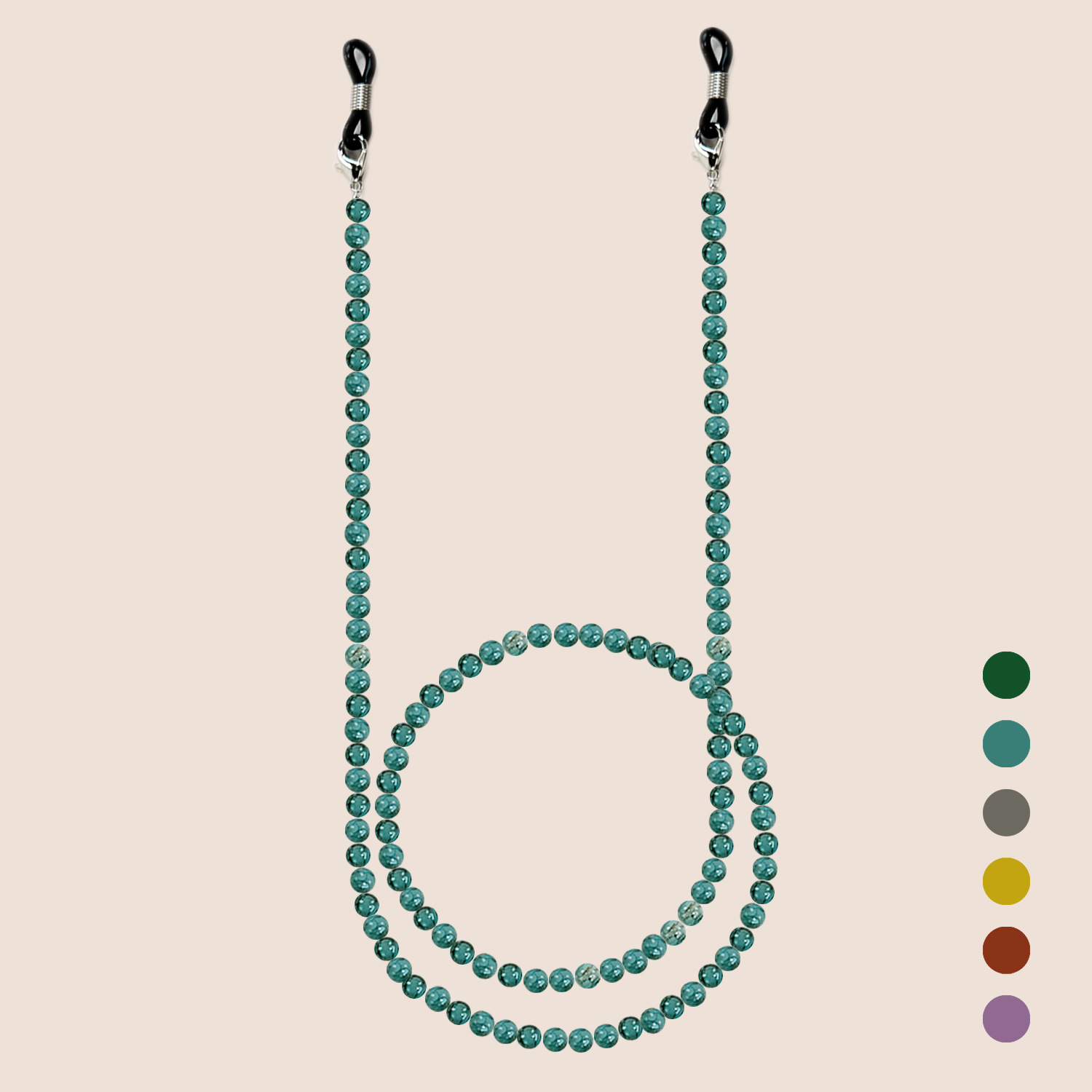 Chinese Style Glass Beaded Eye - Sunglass Retainer Cord recension och pris