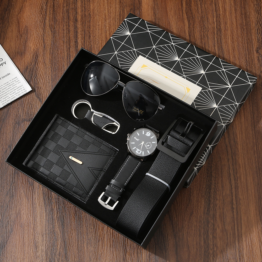 New Mens Watch Set with Gift B - Sunglass Retainer Cord recension och pris