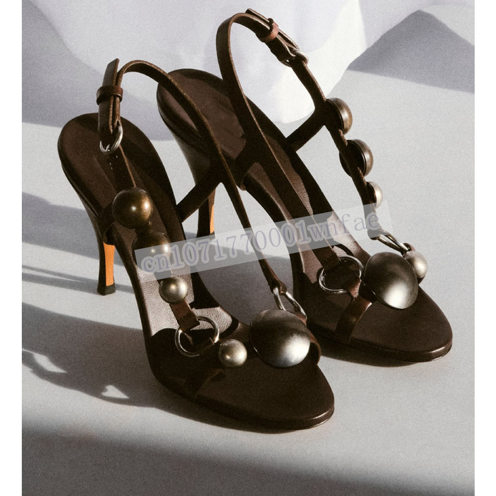 Women Brown Leather Slingback  - Casual Sandal Leather recension och pris