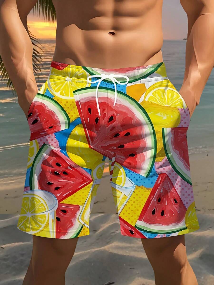 Mens Lightweight Polyester Bea - Swim Trunk Quick Dry recension och pris