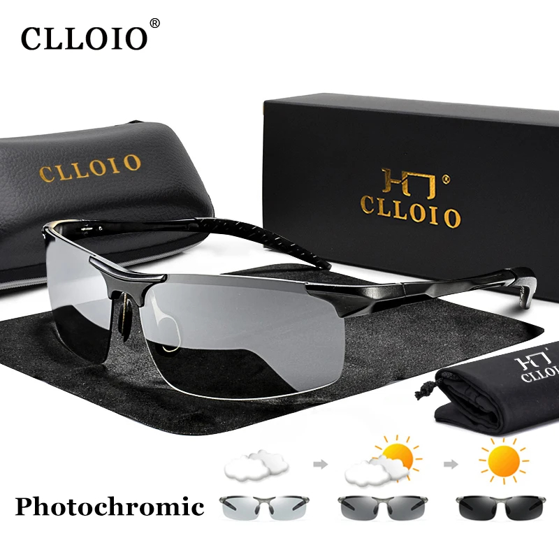 CLLOIO Aluminum Photochromic S - Sunglasses Aviator Polarized recension och pris