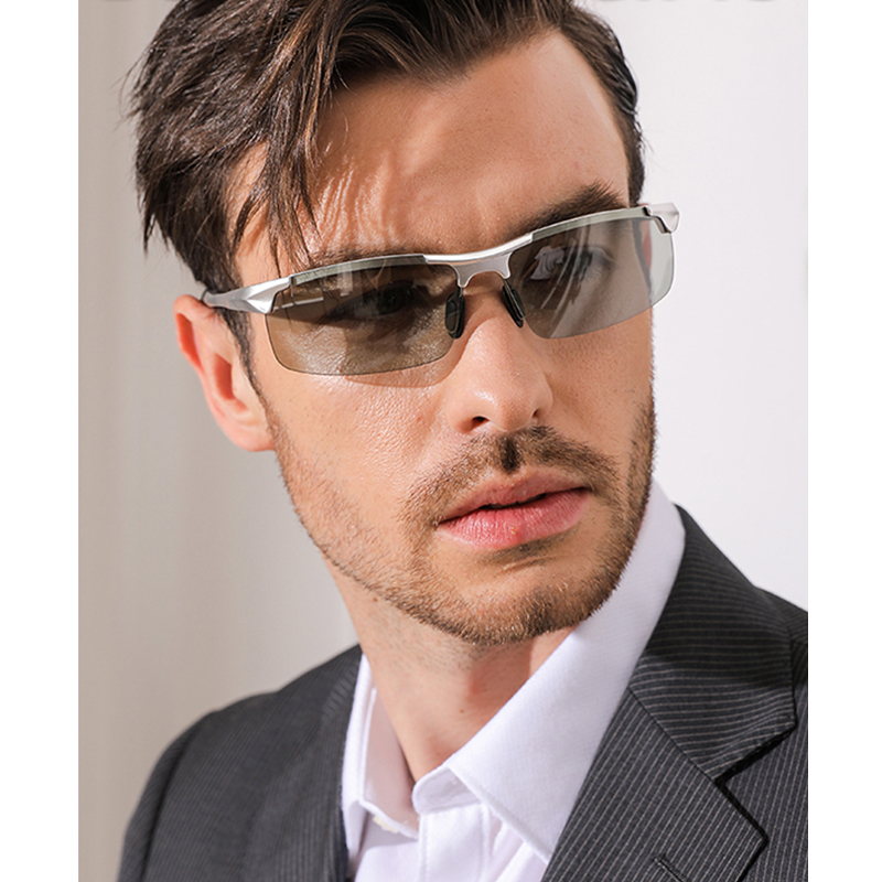 CLLOIO Aluminum Photochromic S - Sunglasses Aviator Polarized recension och pris