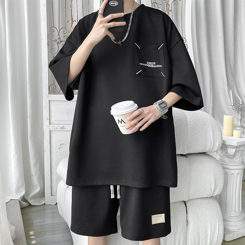 Men's Casual 2-Piece Sportswea - Shirt Camp Collar recension och pris