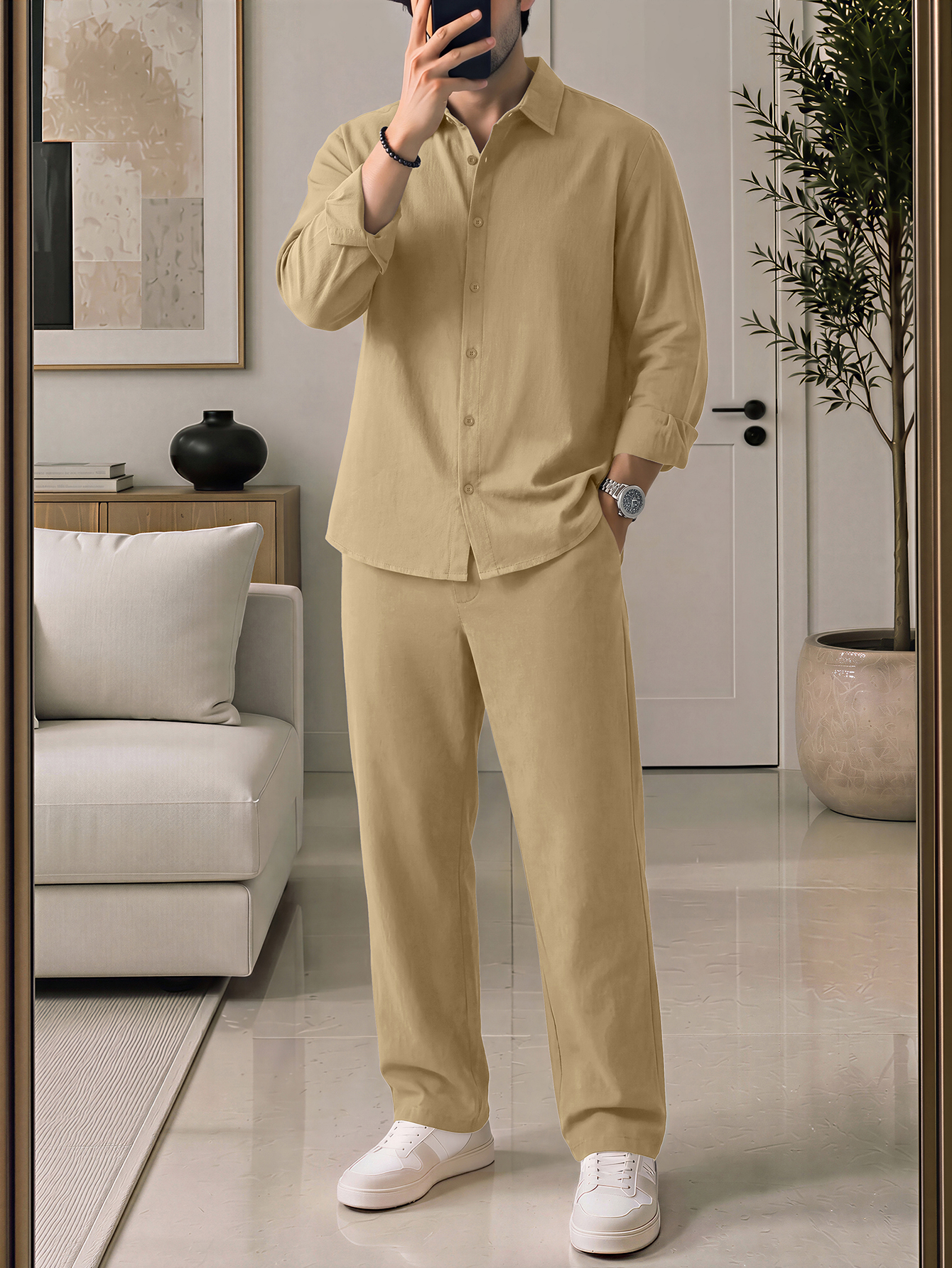 Lightweight And Comfortable Me - Linen Shirt Breathable recension och pris